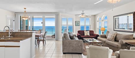 Condo, Multiple Beds (The Palms #601) | Living area | TV