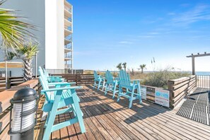 Studio, 1 queensize-seng med sovesofa (Top of the Gulf 811) | Terrasse/patio