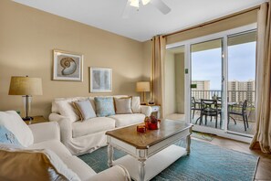 Condo, Multiple Beds (Ariel Dunes II 904) | Living area | TV - Ariel Dunes II 904 (Miramar Beach)
