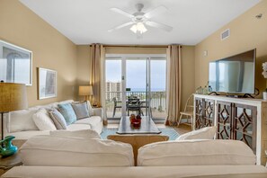 Condo, Multiple Beds (Ariel Dunes II 904) | Living area | TV - Ariel Dunes II 904 (Miramar Beach)
