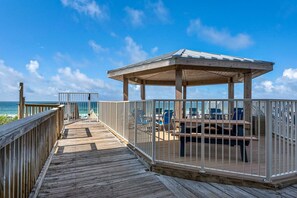 Lägenhet - flera sängar (Beach House 301D - Southern Magnolia) | Restaurang utomhus