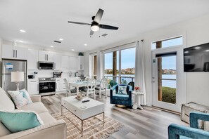 Condo, Multiple Beds (Destiny Beach Villas #15B) | Living area | TV - Destiny Beach Villas #15b (Destin)