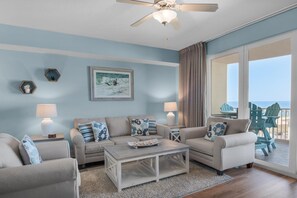 Condo, 1 King Bed with Sofa bed (Calypso 3-708) | Living area