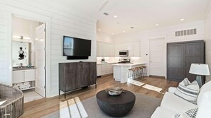 House, Multiple Beds (30A Beach Therapy) | Living area | TV - 30A Beach Therapy (Panama City Beach)