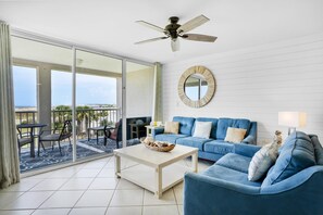 Condo, Multiple Beds (Magnolia House #202) | Living area | TV - Magnolia House #202 (Destin)