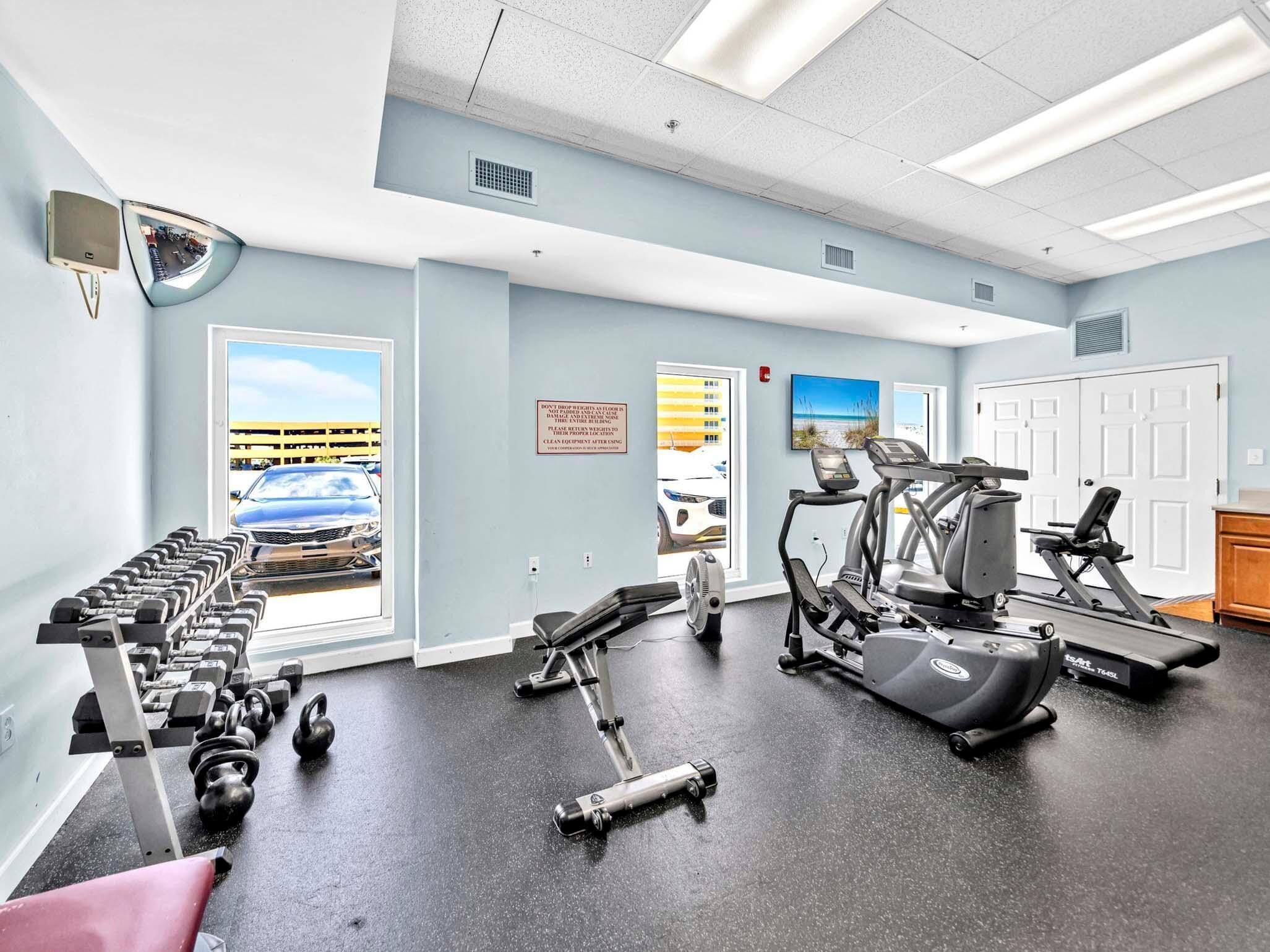 Condo, várias camas (Seychelles 1601) | Sala de fitness