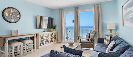 Appartement, Meerdere bedden (Sterling Reef 603) | Woonruimte | Televisie