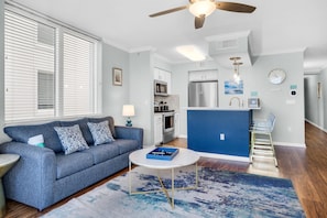Condo, 1 King Bed with Sofa bed (Destin West Bayside Pelican #308) | Living area | TV