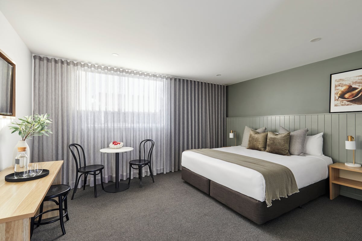 Olive King Room | 2 bedrooms, premium bedding, pillow-top beds, individually decorated