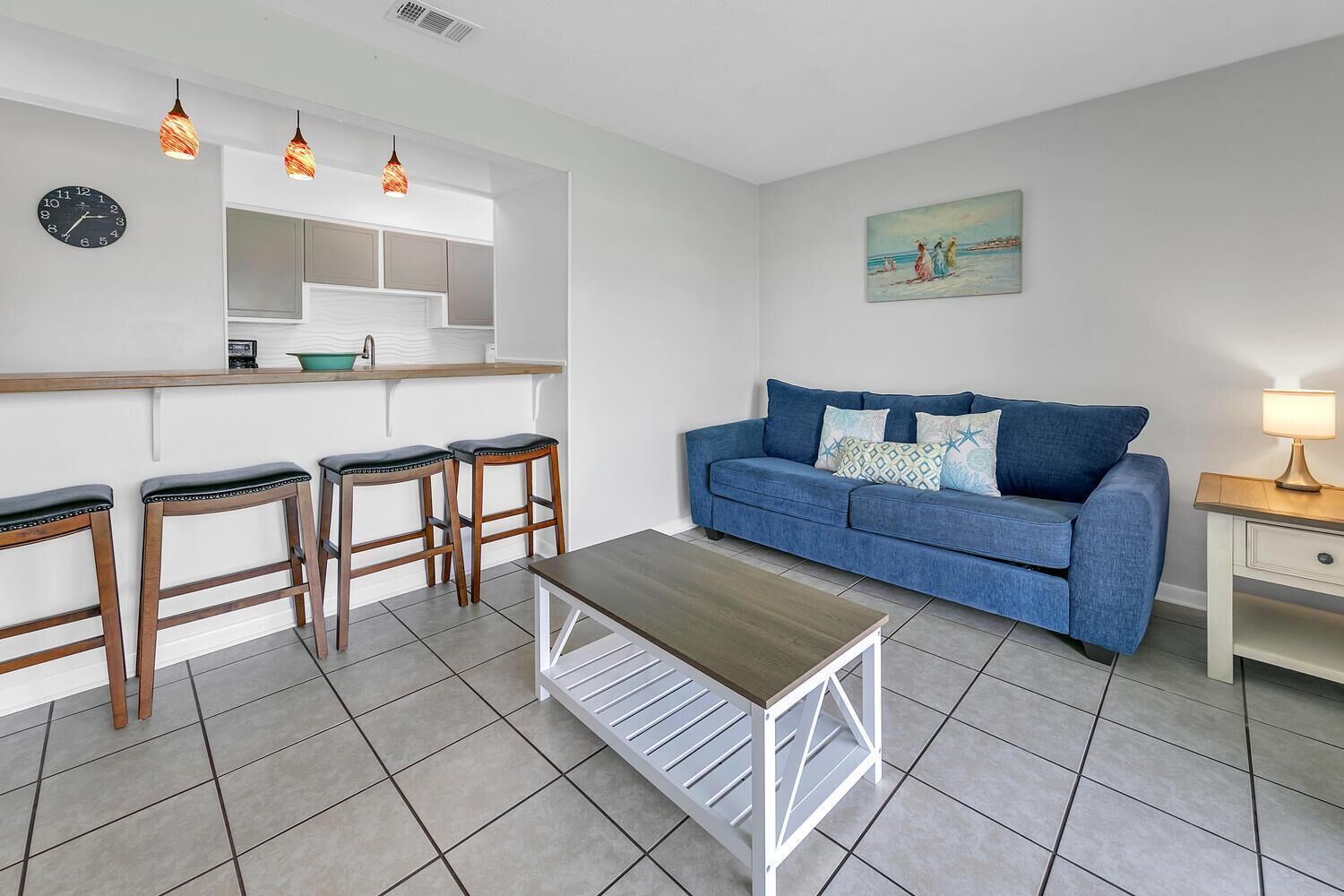 Leilighet, 1 queensize-seng med sovesofa (Endless Summer B4) | Oppholdsområde | TV