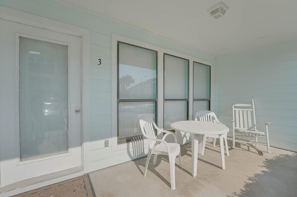 Leilighet, 1 queensize-seng med sovesofa (Southwind C-3) | Utendørsservering