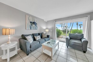 Condo, 1 King Bed with Sofa bed (The Summit 126) | Living area | TV - The Summit 126 (Panama City Beach)