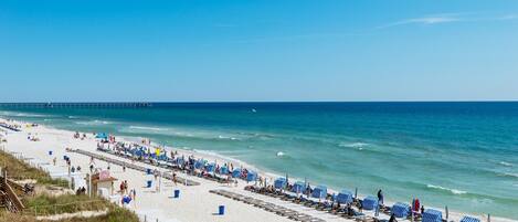 Condo, várias camas (Tidewater 1113) | Praia | Na praia