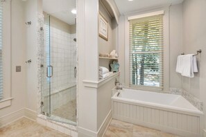 Shower, towels