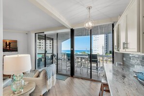 Condo, Multiple Beds (Surfside Resort #208- Emerald Dreams) | Living area | TV - Surfside Resort #208- Emerald Dreams (Miramar Beach)