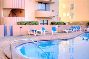 Condo, Multiple Beds (Nautilus 1102) | Pool | Outdoor pool, a heated pool - Nautilus 1102 (Fort Walton Beach)