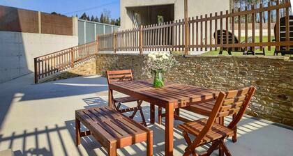 AG Casa Rural Carballo, garden and beach at 14km