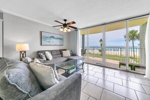 Condo, Multiple Beds (Long Beach Resort 1-105) | Living area | TV - Long Beach Resort 1-105 (Panama City Beach)