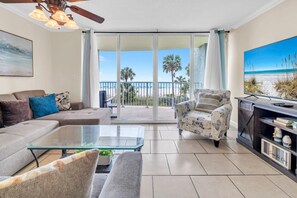 Condo, Multiple Beds (Long Beach Resort 1-105) | Living area | TV