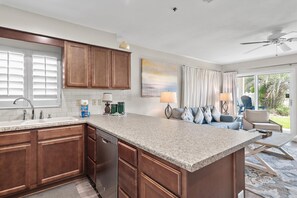 Appartement, 1 kingsize bed met slaapbank (Windancer 101) | Interieur