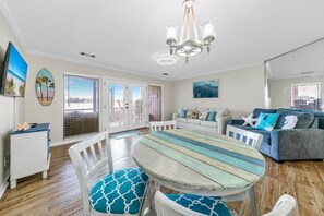 Condo, 1 King Bed with Sofa bed (Seascape Lakefront Villas 189- Don't ) | Living area | TV - Seascape Lakefront Villas 189- Don't Worry, Beach Happy (Miramar Beach)