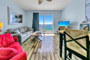 Appart'hôtel, plusieurs lits (Sterling Reef 1904- Penthouse) | Coin séjour