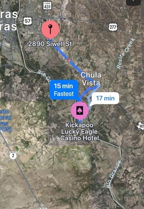 宿泊施設の地図