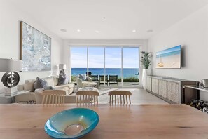 House, Multiple Beds (Henderson Beach Villa #4- Six on the ) | Living area | TV - Henderson Beach Villa #4- Six on the Beach (Destin)