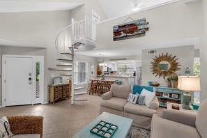 Condo, Multiple Beds (Hidden Dunes Beach Cottage 149) | Living area - Hidden Dunes Beach Cottage 149 (Miramar Beach)