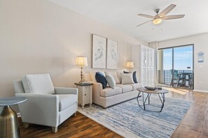 Condo, 1 King Bed (Phoenix VII 1102) | Living area | TV - Phoenix VII 1102 (Orange Beach)