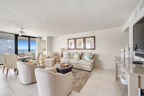 Condo, Multiple Beds (Eden East 604) | Living area | TV - Eden East 604 (Pensacola)