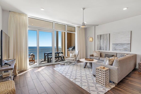 Condo, Multiple Beds (Vista Del Mar 806) | Living area | TV - Vista Del Mar 806 (Pensacola)