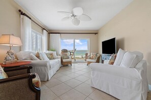 Condo, Multiple Beds (Riviera Dunes 201) | Living area | TV - Riviera Dunes 201 (Pensacola)