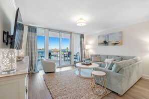 Condo, Multiple Beds (The Pass 205) | Living area | TV - The Pass 205 (Orange Beach)