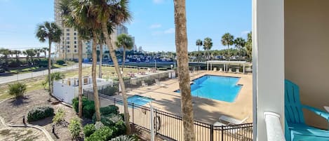 Apartamento, 1 cama de matrimonio grande con sofá cama (Grand Caribbean West 205) | Piscina