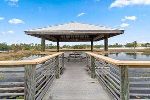 Condo, 1 King Bed with Sofa bed (Grand Caribbean West 205) | Outdoor dining - Grand Caribbean West 205 (Pensacola)