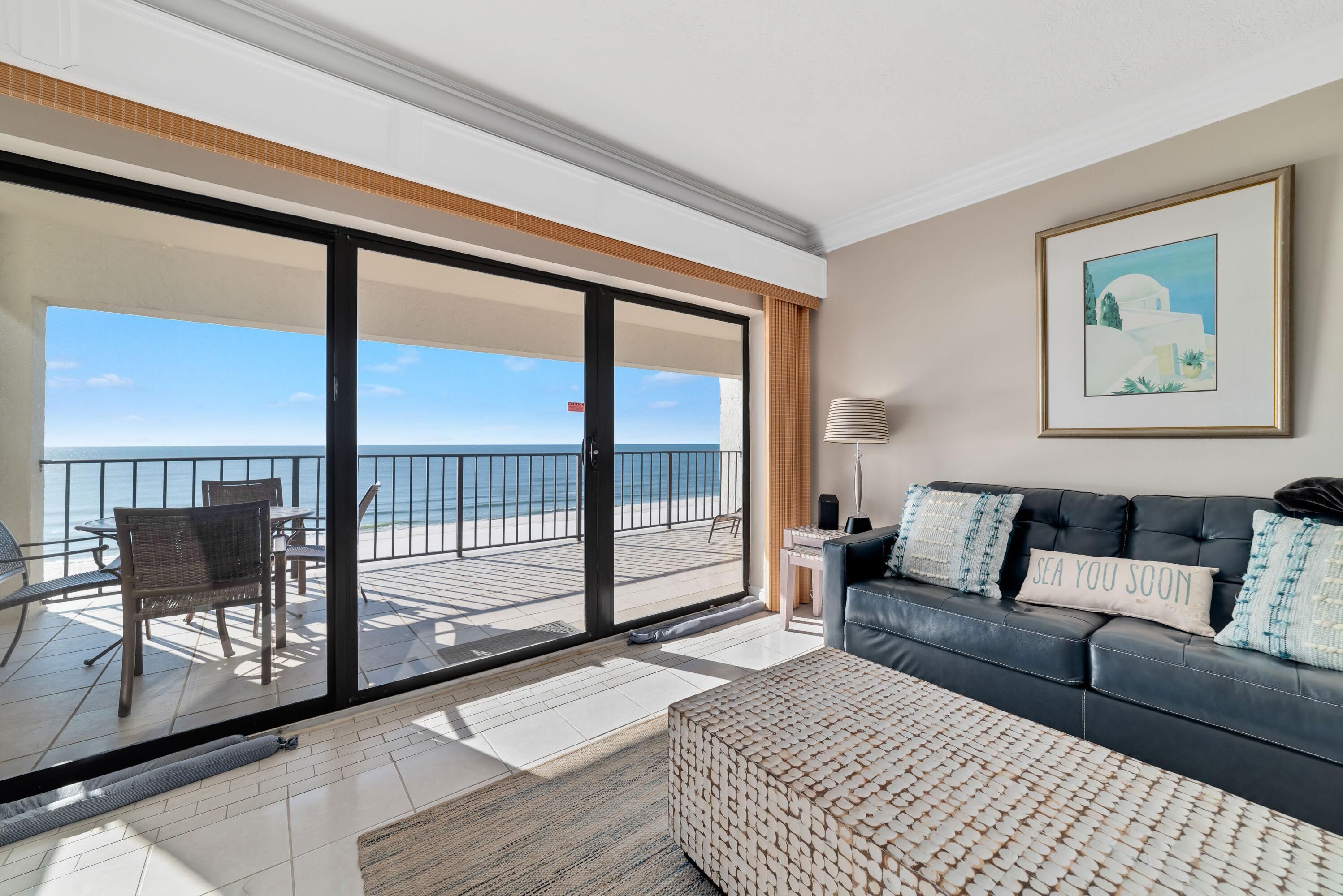 Condo, 1 King Bed (Shipwatch D601) | Living area | TV