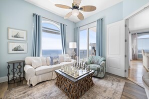 Condo, Multiple Beds (Indigo East 2104 Penthouse) | Living area | TV - Indigo East 2104 Penthouse (Pensacola)