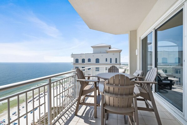 Condo, Multiple Beds (Indigo East 2104 Penthouse) | Outdoor dining - Indigo East 2104 Penthouse (Pensacola)