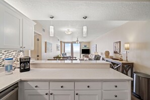 Condo, Multiple Beds (Romar Place 1002) | Private kitchen | Oven, toaster, paper towels - Romar Place 1002 (Orange Beach)