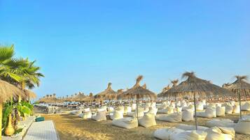 Outdoor banquet area