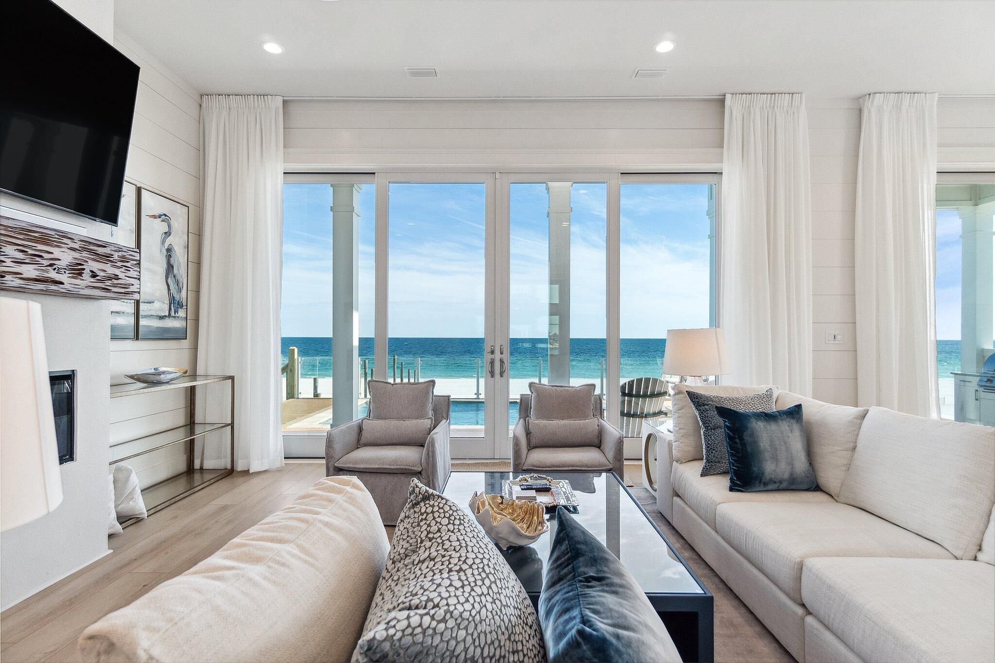 House, Multiple Beds (Perdido Tide Beach House) | Living area | TV