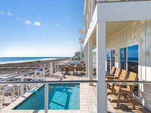 Maison, Plusieurs lits (ShipFaced Beach House) | Piscine | Piscine extérieure, piscine chauffée