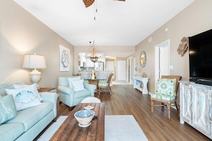 Condo, Multiple Beds (Windemere 602) | Living area | TV - Windemere 602 (Pensacola)