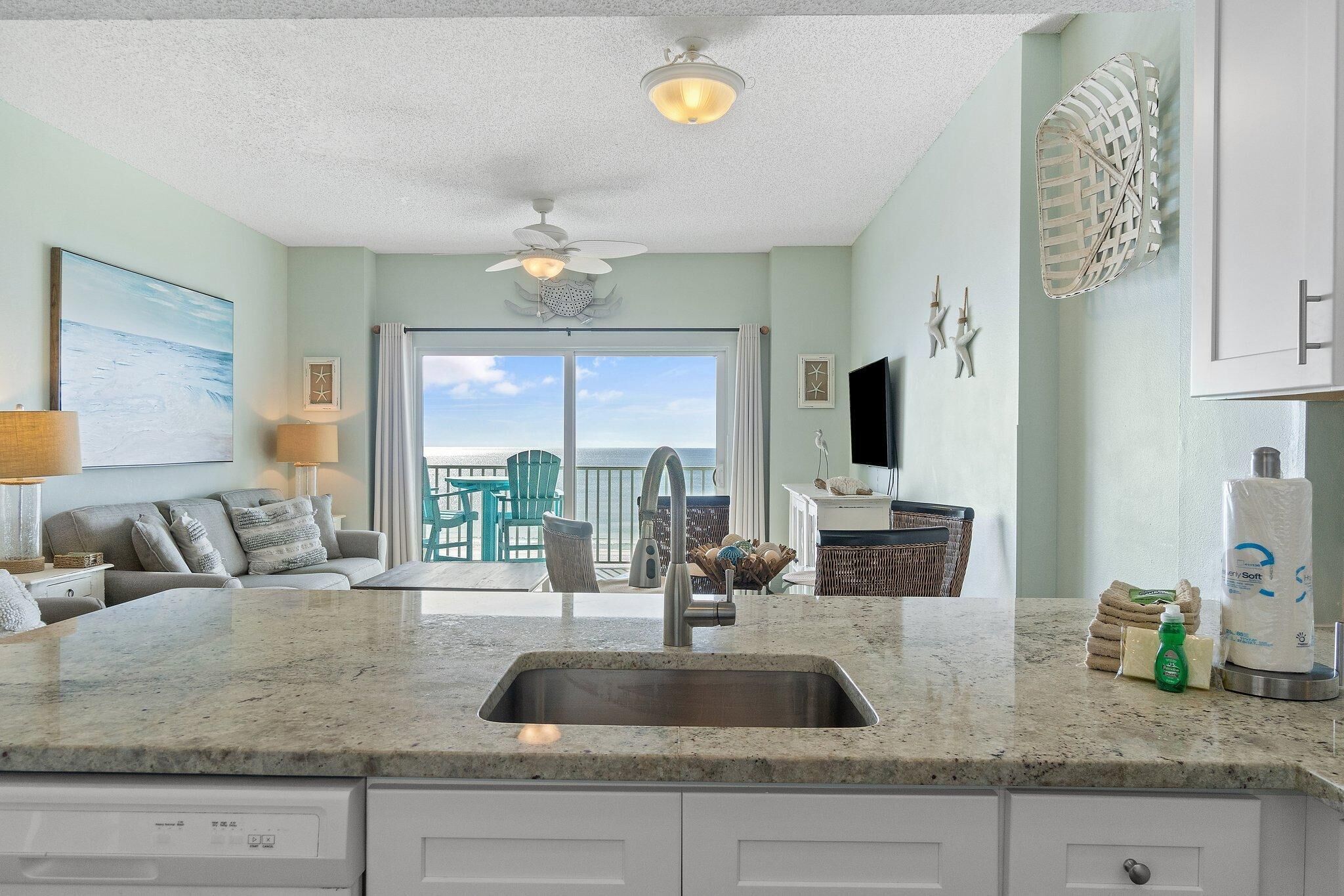 Condo, 1 Queen Bed with Sofa bed (Tidewater 703) | Interior