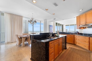 Condo, Multiple Beds (Mediterranean East 401) | Private kitchen | Oven, toaster, paper towels - Mediterranean East 401 (Pensacola)