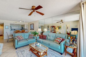 Condo, Multiple Beds (Summerchase 506) | Living area | TV - Summerchase 506 (Orange Beach)