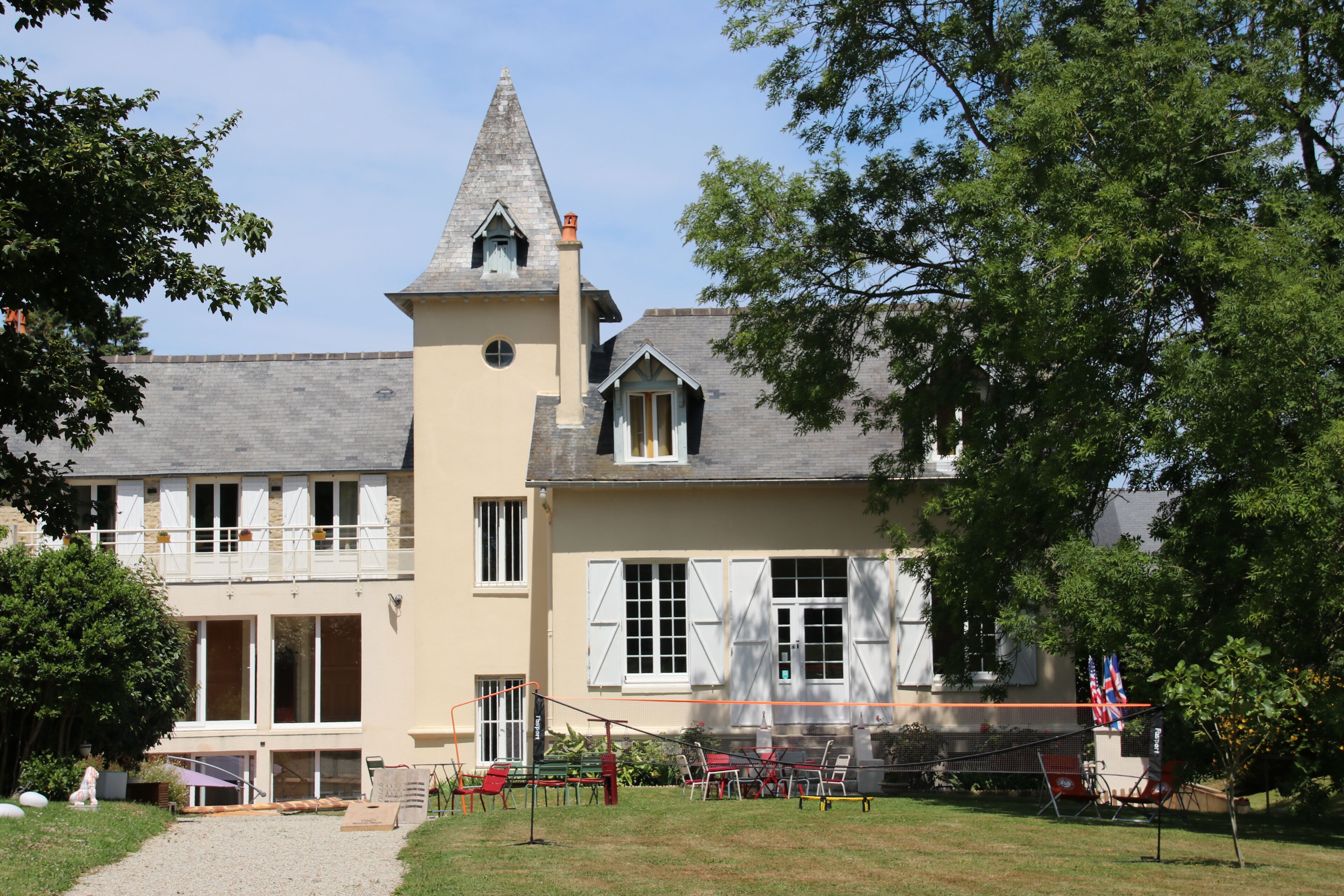 Façade de l’hébergement