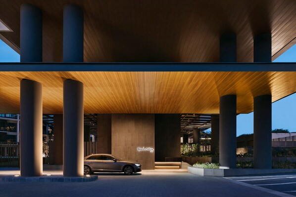 Façade de l’hébergement