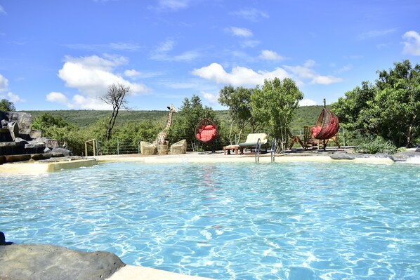 Alberca al aire libre 